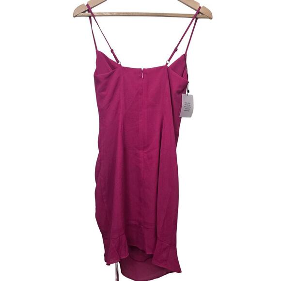 REVOLVE More to Come Mileva Ruched Mini Dress XS Fuchsia Pink - Picture 8 of 8